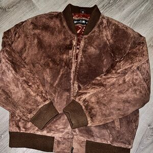 Wear Me Out Brown Bomber Jacket
